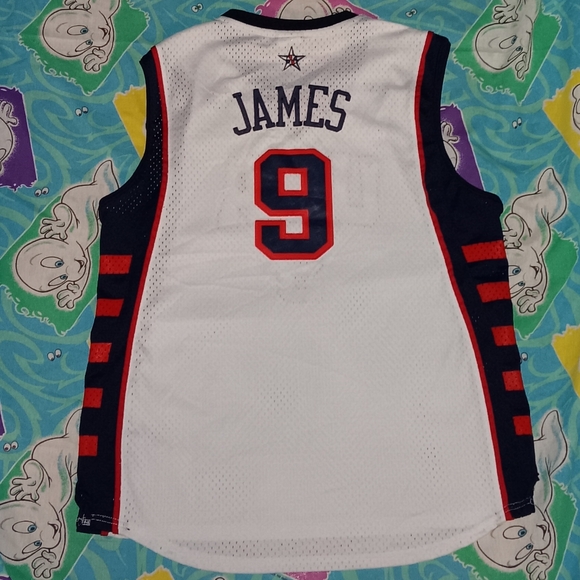 2004 Lebron James USA Olympics Vintage Swingman Basketball Jersey Authentic - Picture 2 of 9